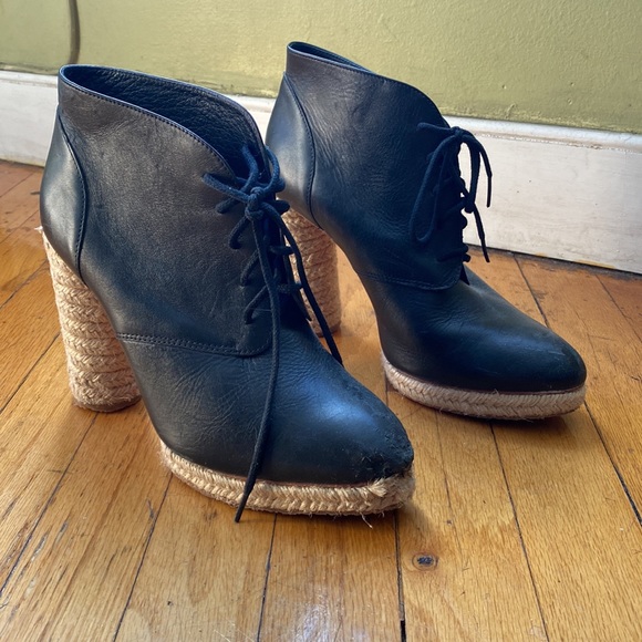 Loeffler Randall Nadia Espadrille Booties 9.5 - Picture 2 of 5